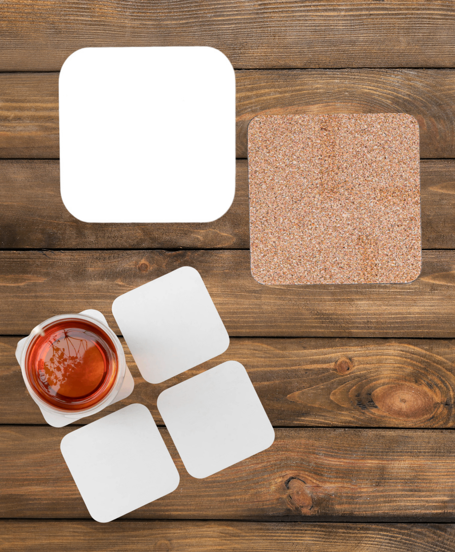 Personalized Square Drink Coaster – 3.75" x 3.75"